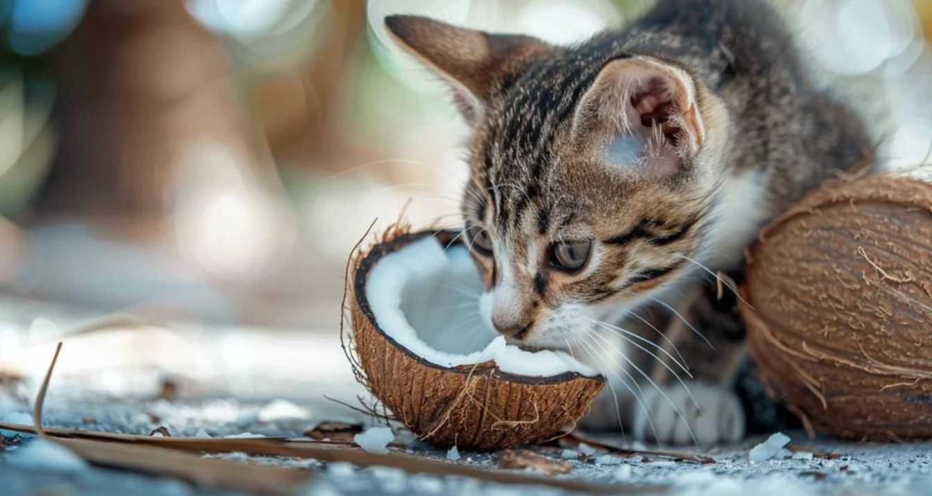 Introducing Your Feline to Coconut Water